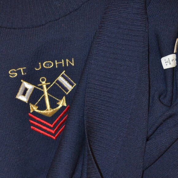 St. John Navy Sweater for Men - Picture 5 of 8